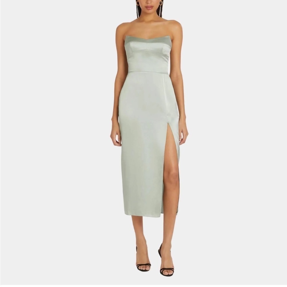 NEW AMANDA UPRICHARD ivy dress in sea salt size L